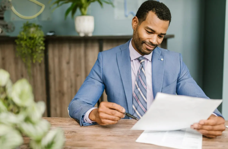 man checking out georgia sales tax audit - sales tax helper